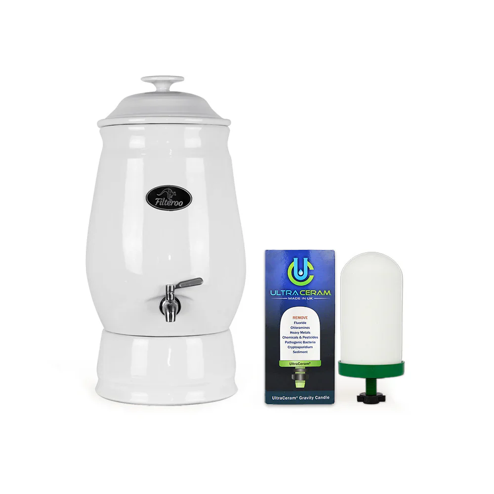 Filteroo Joey 12L Ceramic Gravity Water Filter w Fluoride Removal - Image 2