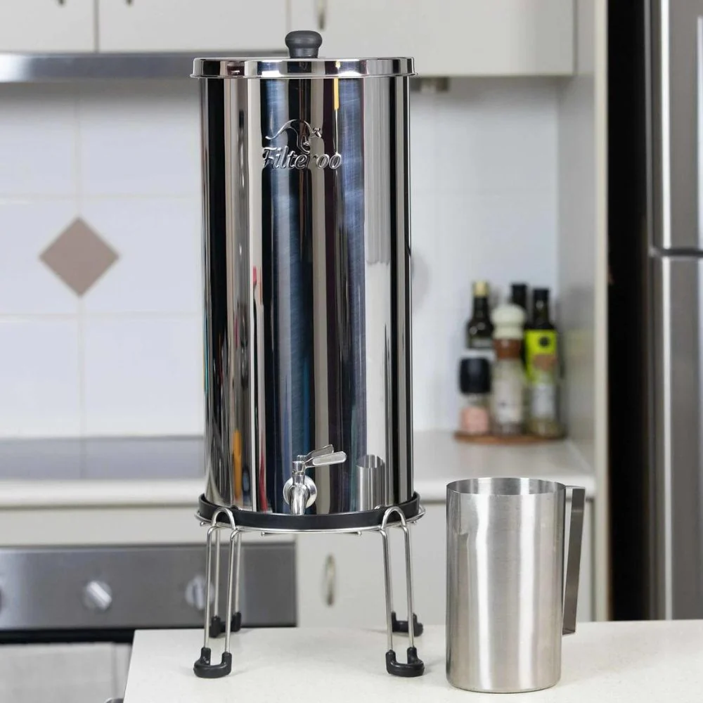 Filteroo Superoo 16L Stainless Steel Gravity Water Filter with Fluoride Removal - Image 2