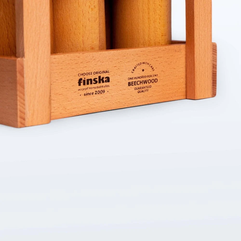 Planet Finska Wooden Tossing Game - Preemio Varnished - Image 3