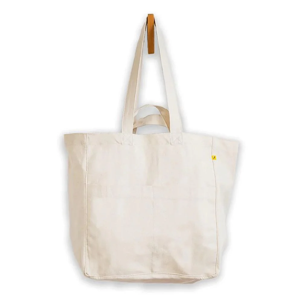 Fluf Organic Cotton Box Tote Bag - Image 5