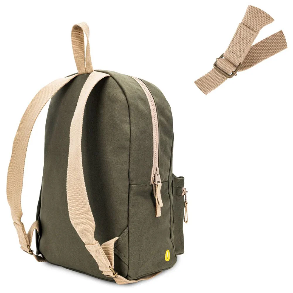 Fluf Organic Cotton Canvas Backpack - Image 4