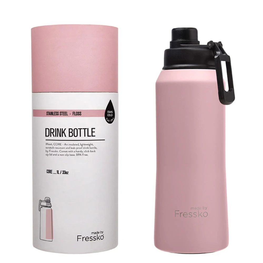Fressko Insulated Stainless Steel Bottle CORE 1L  Sip Lid - Image 10