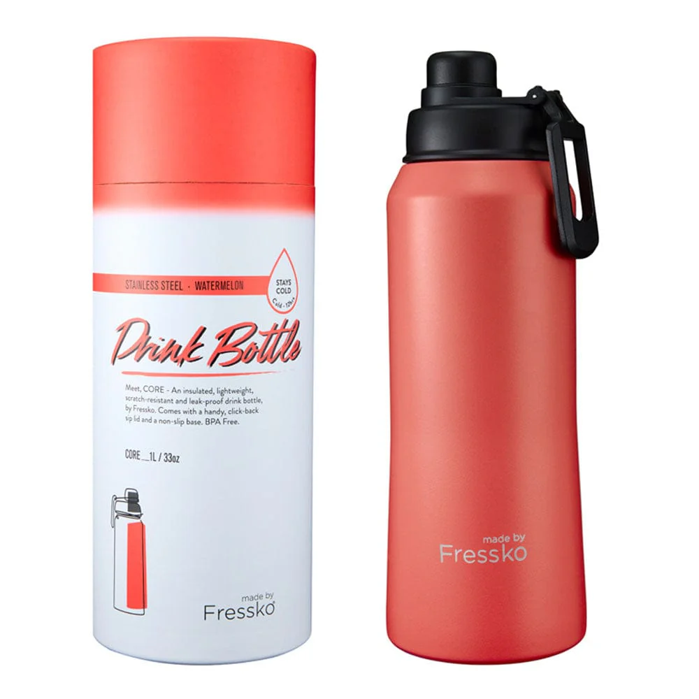 Fressko Insulated Stainless Steel Bottle CORE 1L  Sip Lid - Image 17