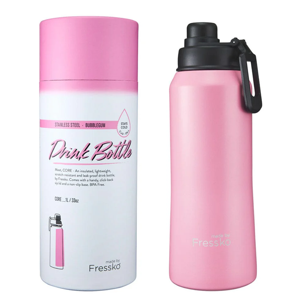 Fressko Insulated Stainless Steel Bottle CORE 1L  Sip Lid - Image 20