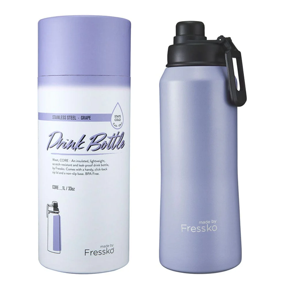Fressko Insulated Stainless Steel Bottle CORE 1L  Sip Lid - Image 22