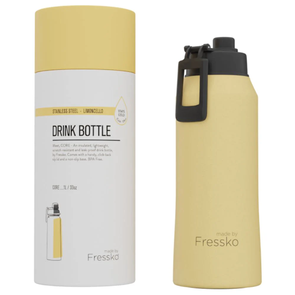 Fressko Insulated Stainless Steel Bottle CORE 1L  Sip Lid - Image 30