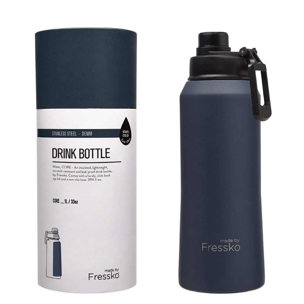 Fressko Insulated Stainless Steel Bottle CORE 1L  Sip Lid - Image 8