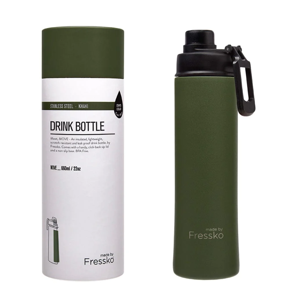 Fressko Insulated Stainless Bottle MOVE 660ml Sip Lid - Image 18