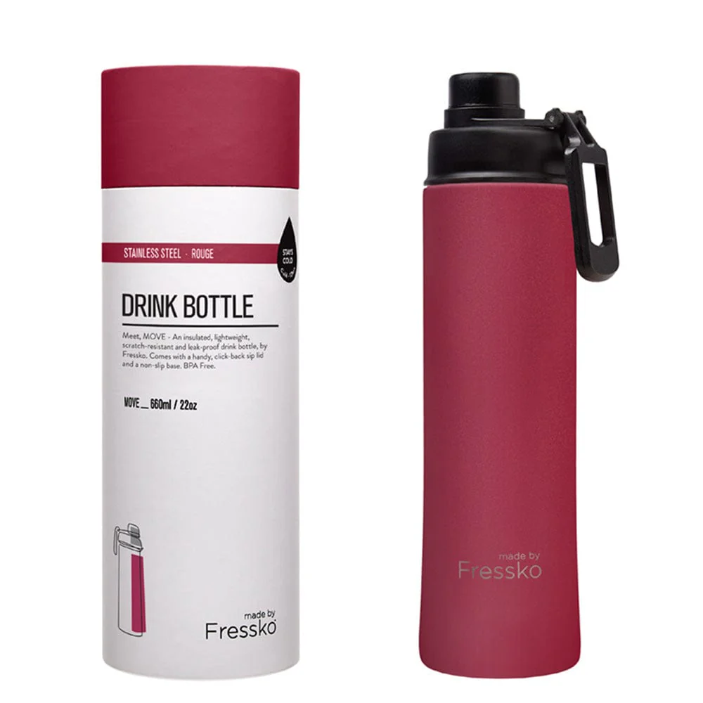 Fressko Insulated Stainless Bottle MOVE 660ml Sip Lid - Image 25