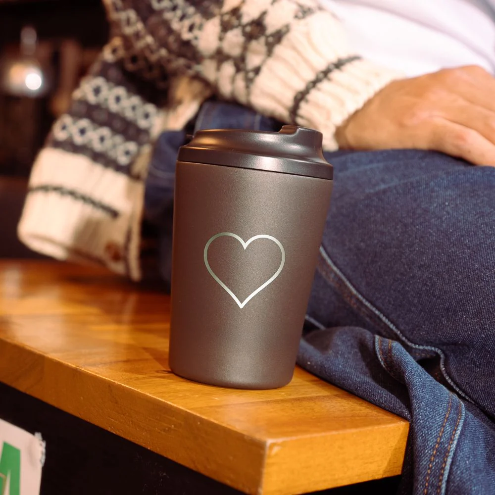 Fressko Reusable Cup Ceramic Lined 12oz - Mother's Day Heart - Image 2
