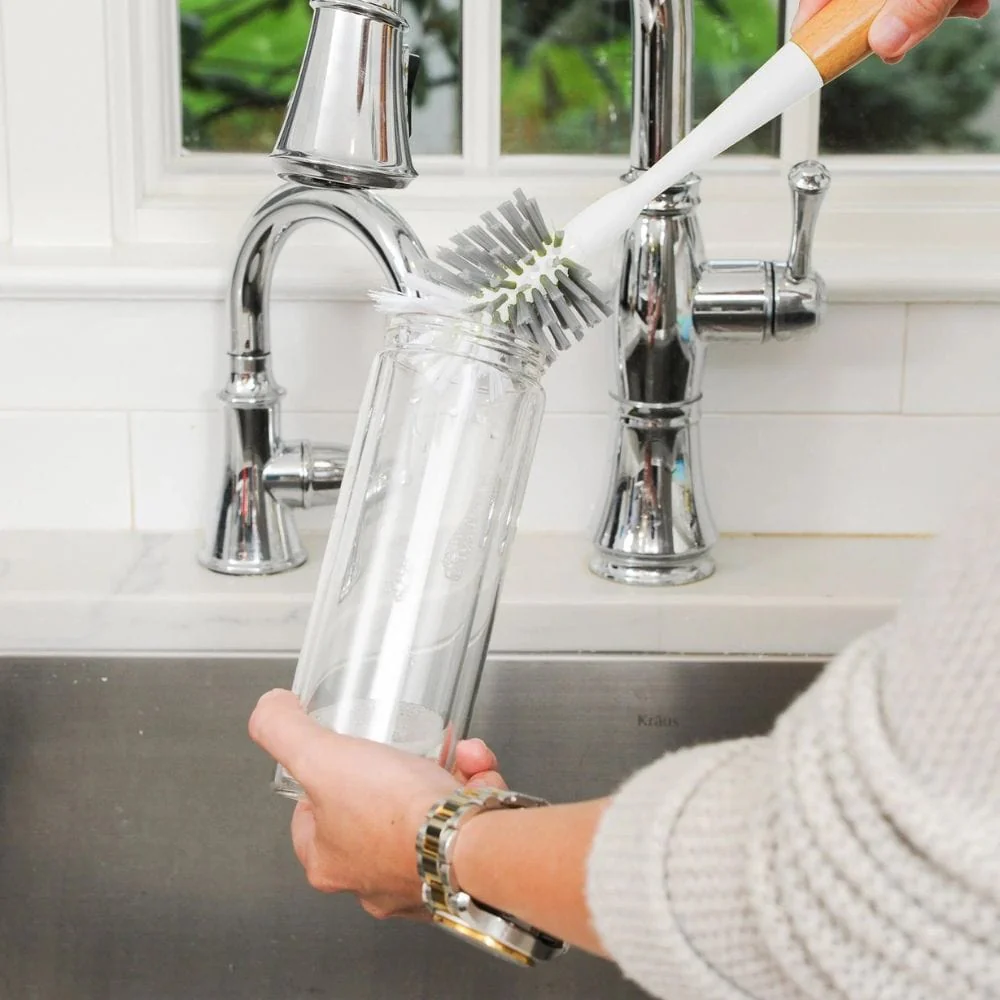 Full Circle Clean Reach Bottle Brush - White - Image 2