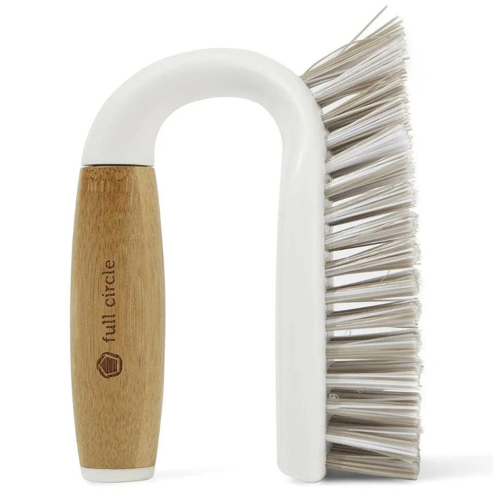 Full Circle Tough Stuff All-Purpose Scrub Brush - White - Image 2