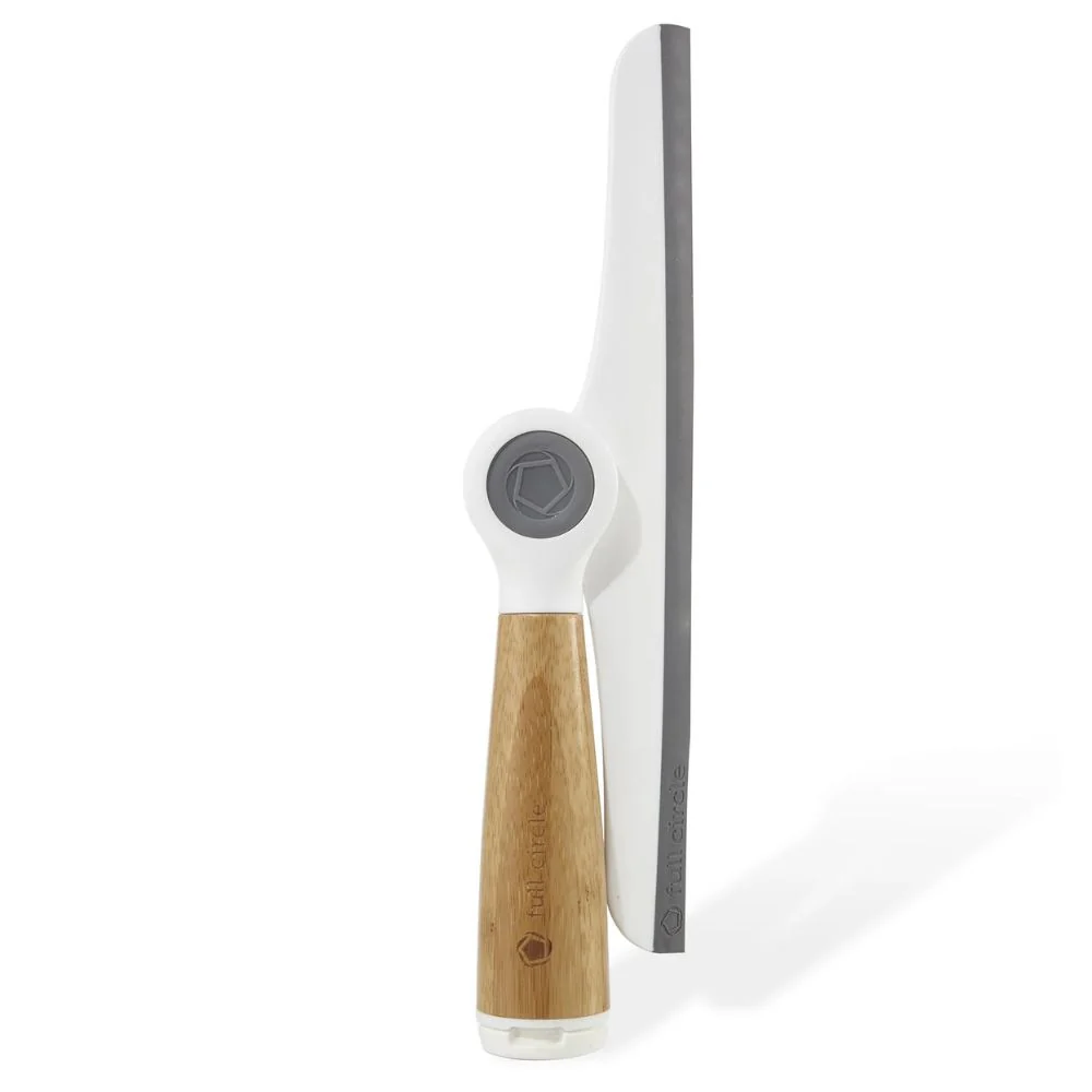 Full Circle Wipe Out Pivoting Squeegee - White/Grey - Image 2