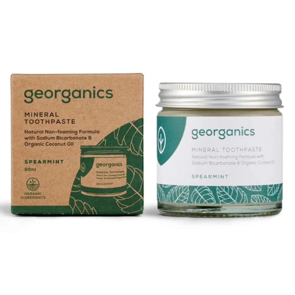 Georganics Natural Mineral-Rich Toothpaste 60ml - Spearmint - Image 2