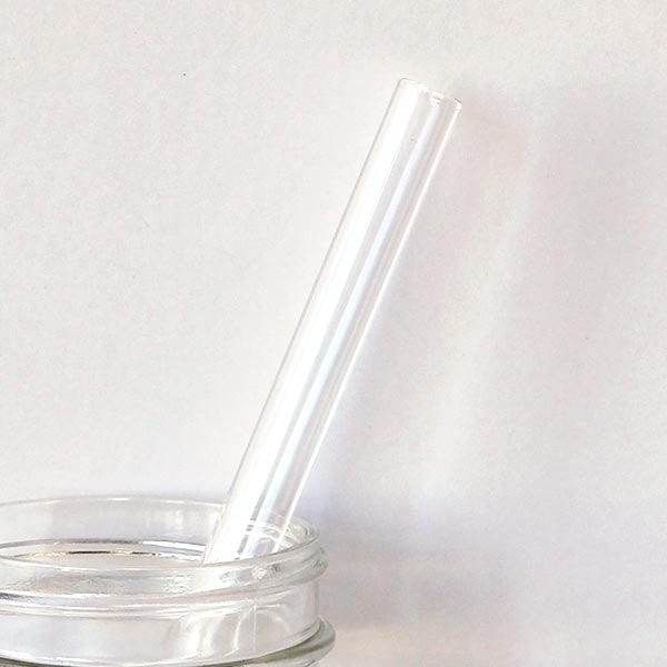 Clear Glass Straw - Straight Smoothie 11mm (Australian Made)