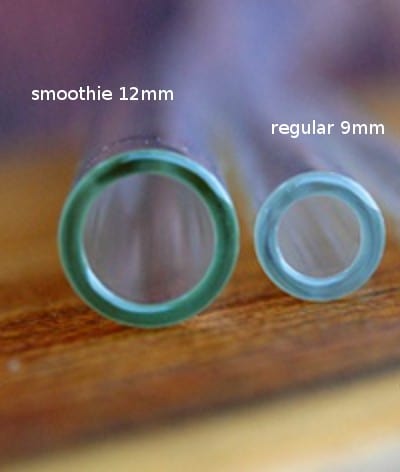 Clear Glass Straw - Bent 9mm (Australian Made) - Image 3