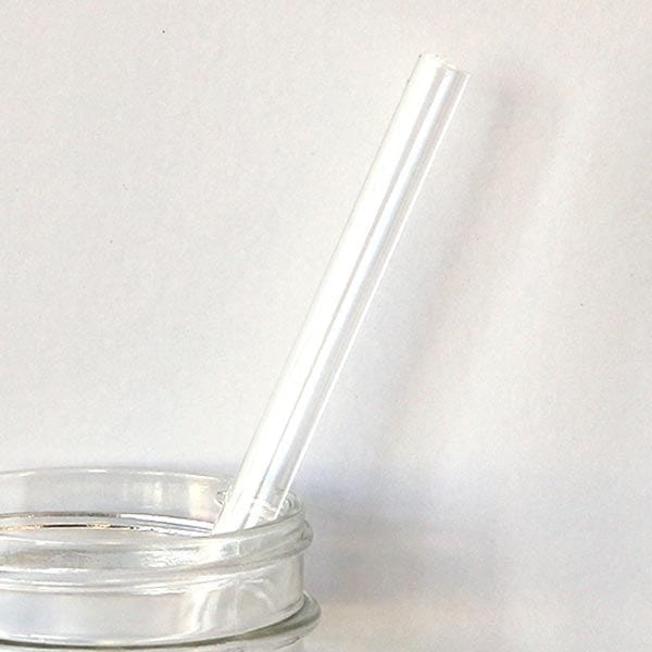 Clear Glass Straw - Straight 9mm (Australian Made)
