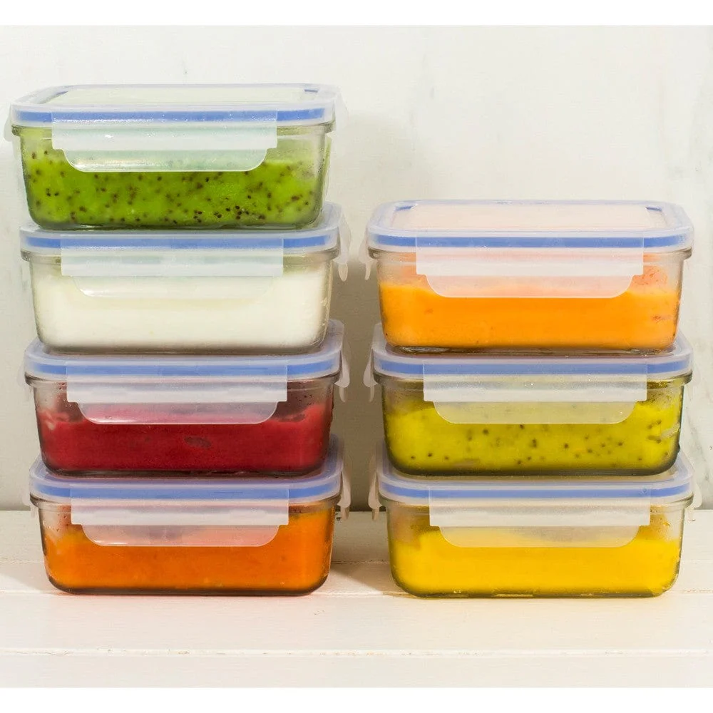 Glasslock Container Rectangle 710ml - Blue Seal - Image 2