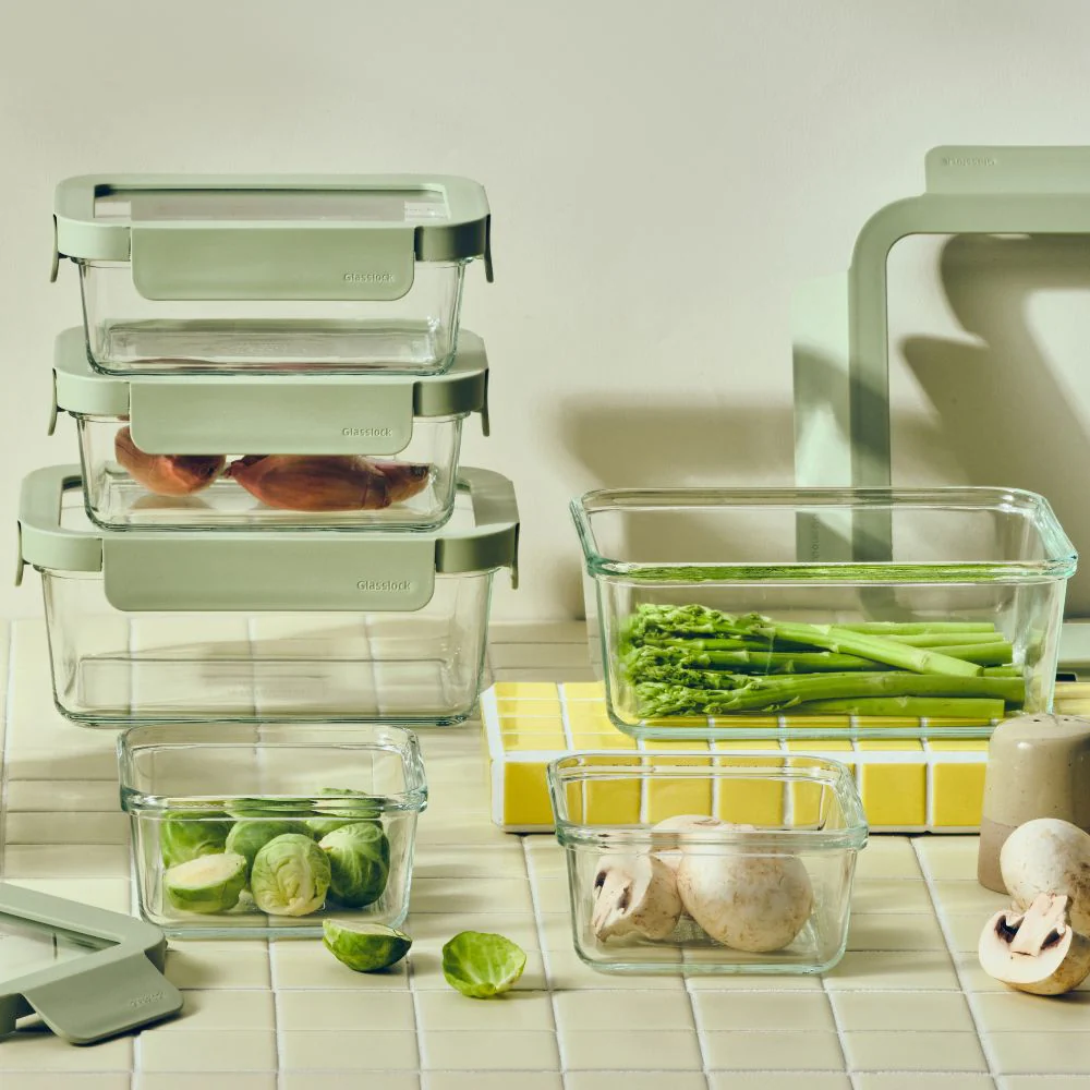 Glasslock Essentials Container Rectangle 1300ml - Image 2