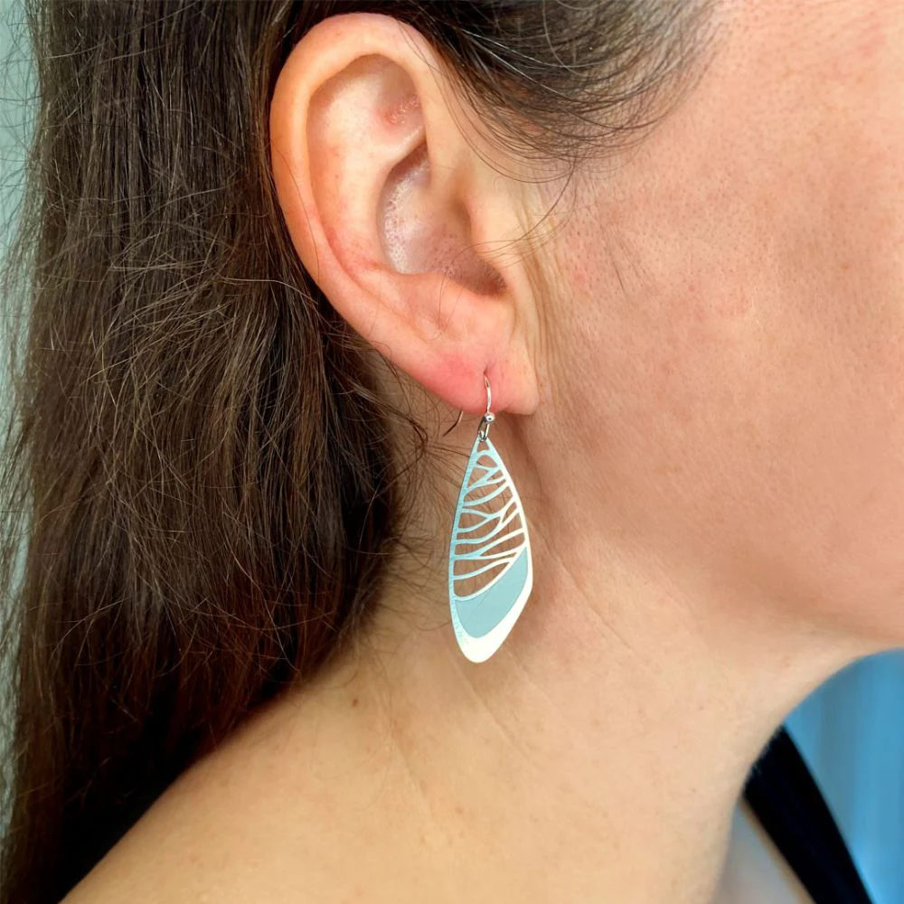 Go Do Good Hook Earrings - Tide Lines - Image 2