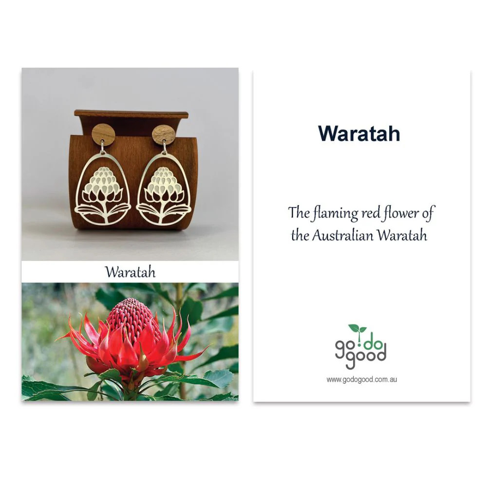 Go Do Good Hook Earrings - Waratah - Image 4