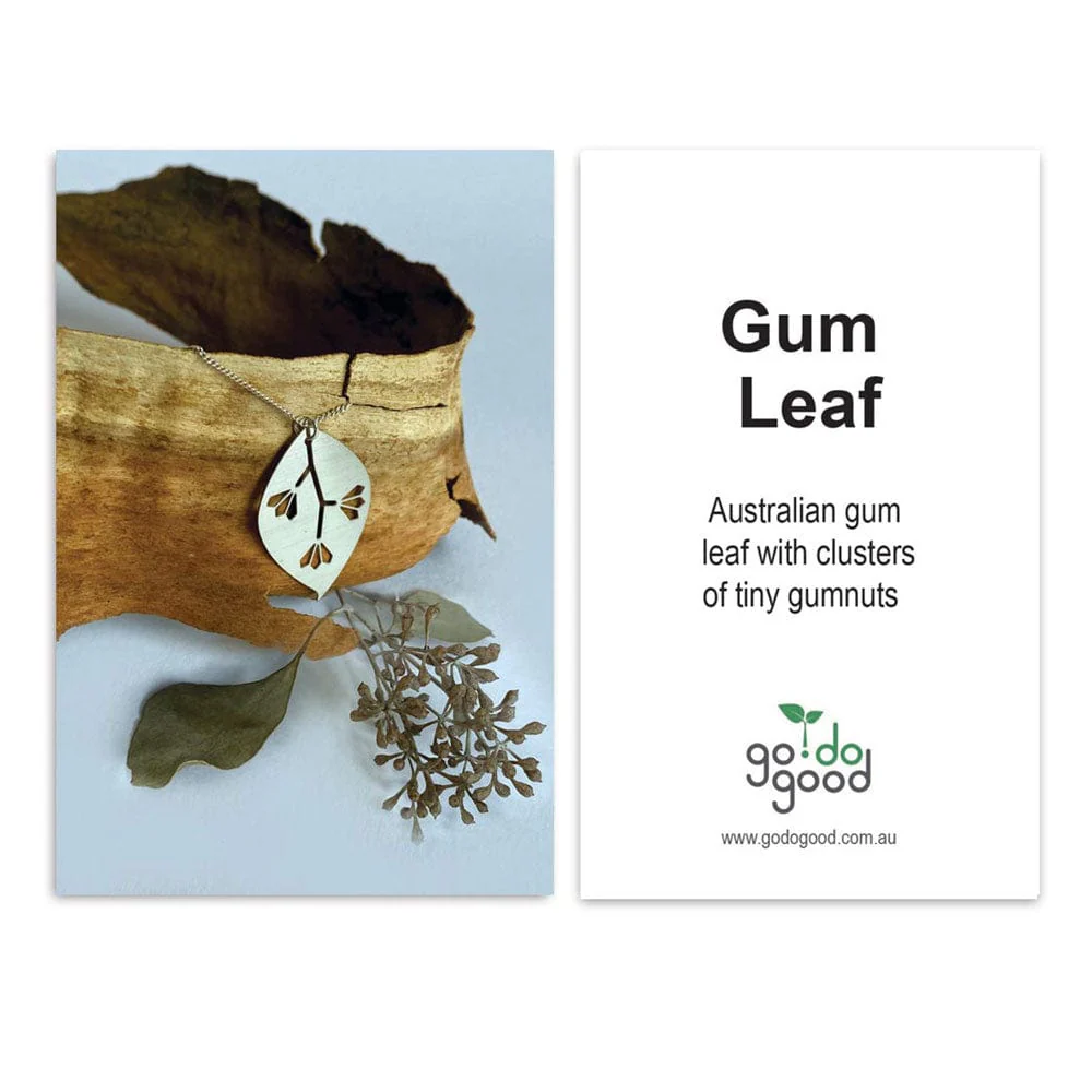 Go Do Good Hook Earrings - Gum Leaf - Image 3