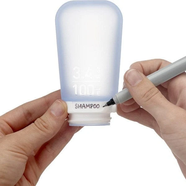 GoToob+ Large Refillable Travel Bottle 100ml - Dark Blue Single - Image 3