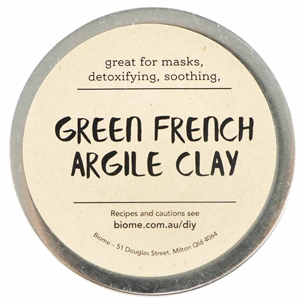 Green Clay in Glass Jar 50g - Image 2