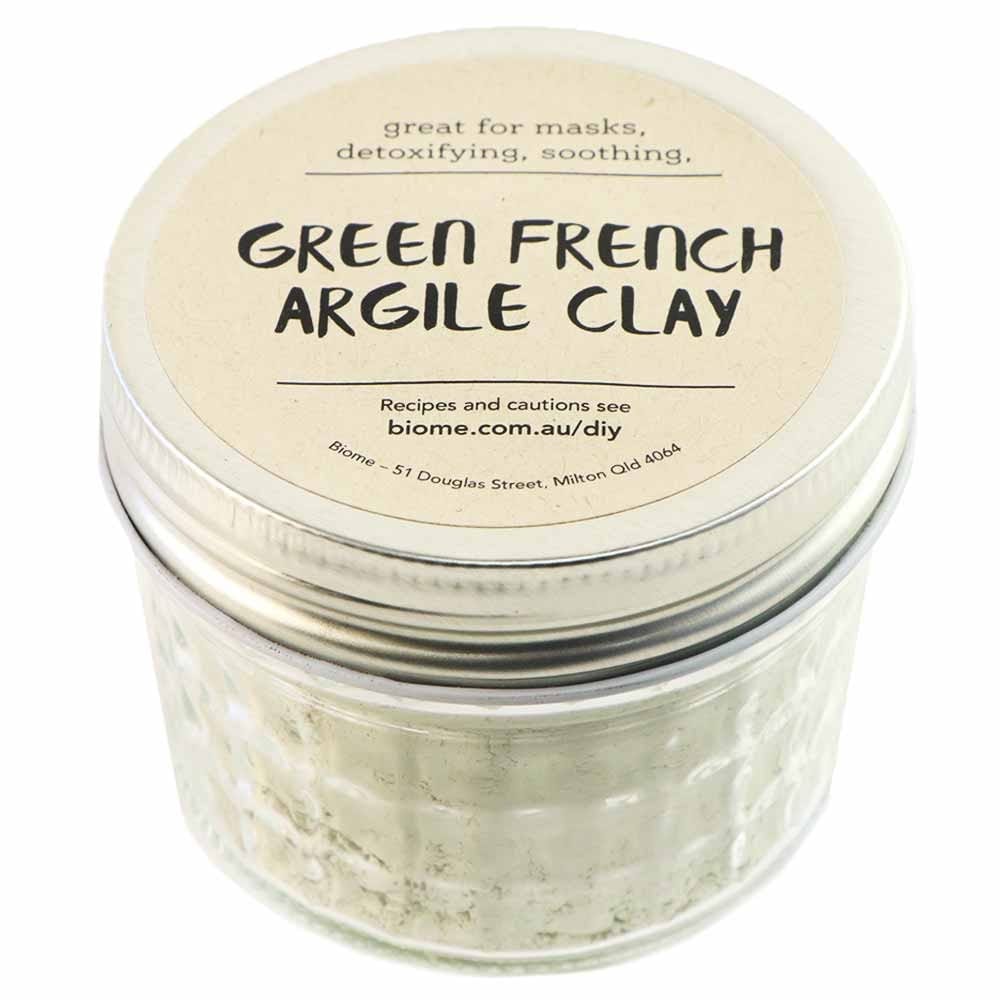 Green Clay in Glass Jar 50g - Image 3