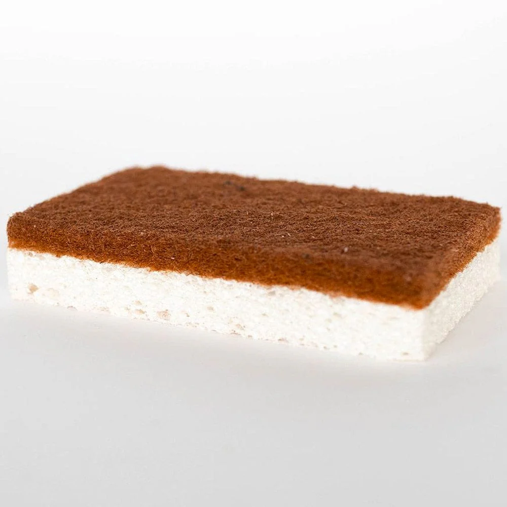 Green Essentials Cellulose Sponge & Coconut Scrubber - 3 Pack - Image 3