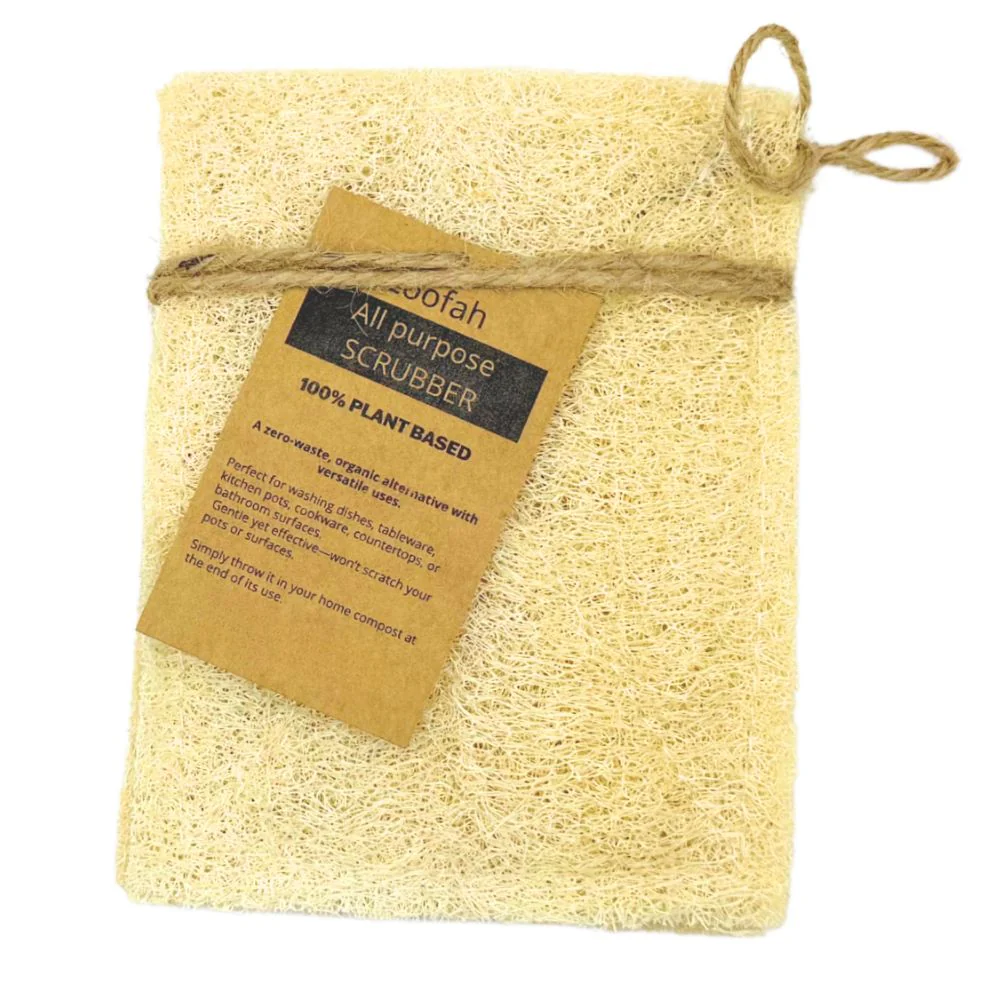 Green Essentials Loofah All Purpose Scrubber Set of 2 – Large - Image 2