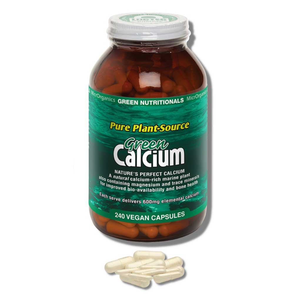 Green Nutritionals Green Calcium Vegan Capsules (60) - Image 3