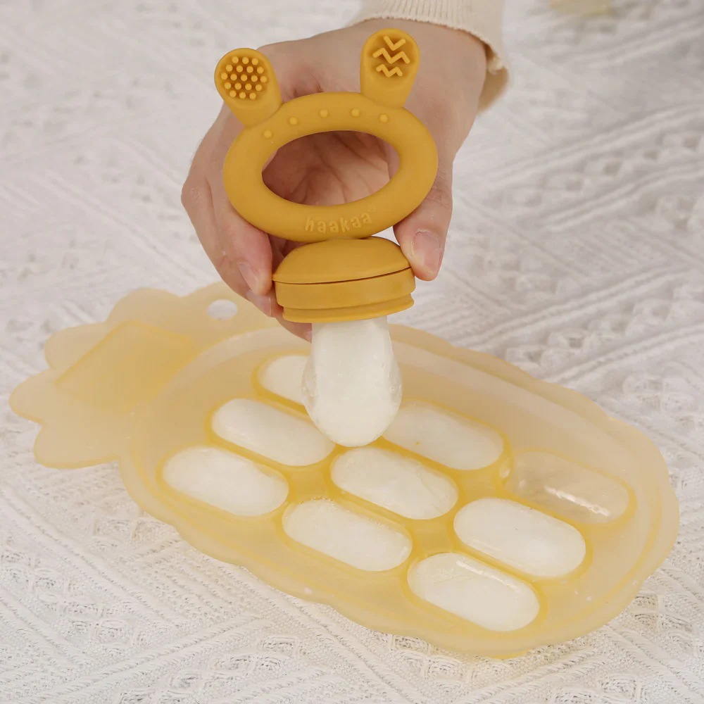 Haakaa Pineapple Silicone Nibble Tray - Image 2