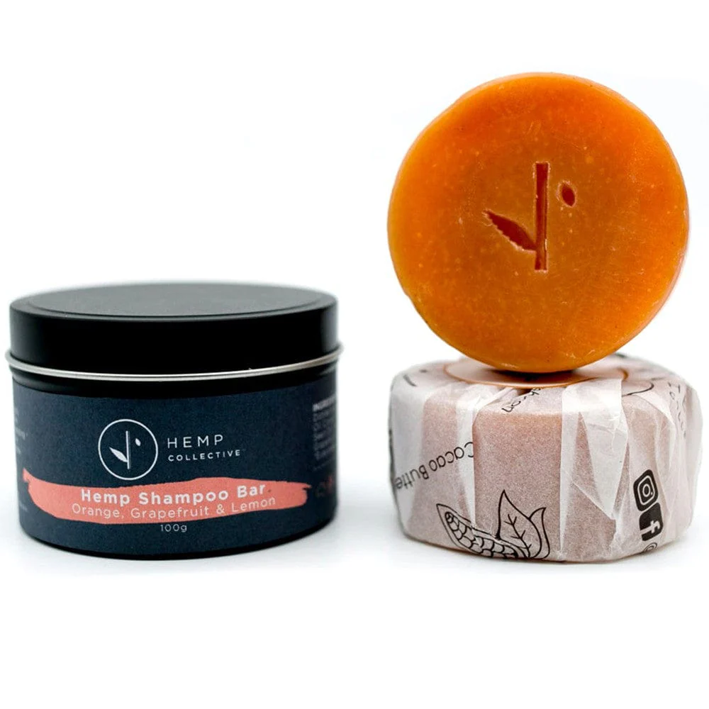 Hemp Collective Hemp Shampoo Bar Refill 100g - Orange, Grapefruit & Lemon - Image 3
