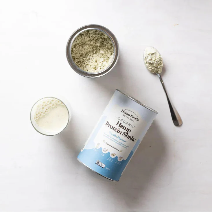 Hemp Foods Australia Organic Hemp Protein Shake - Vanilla 420g - Image 2