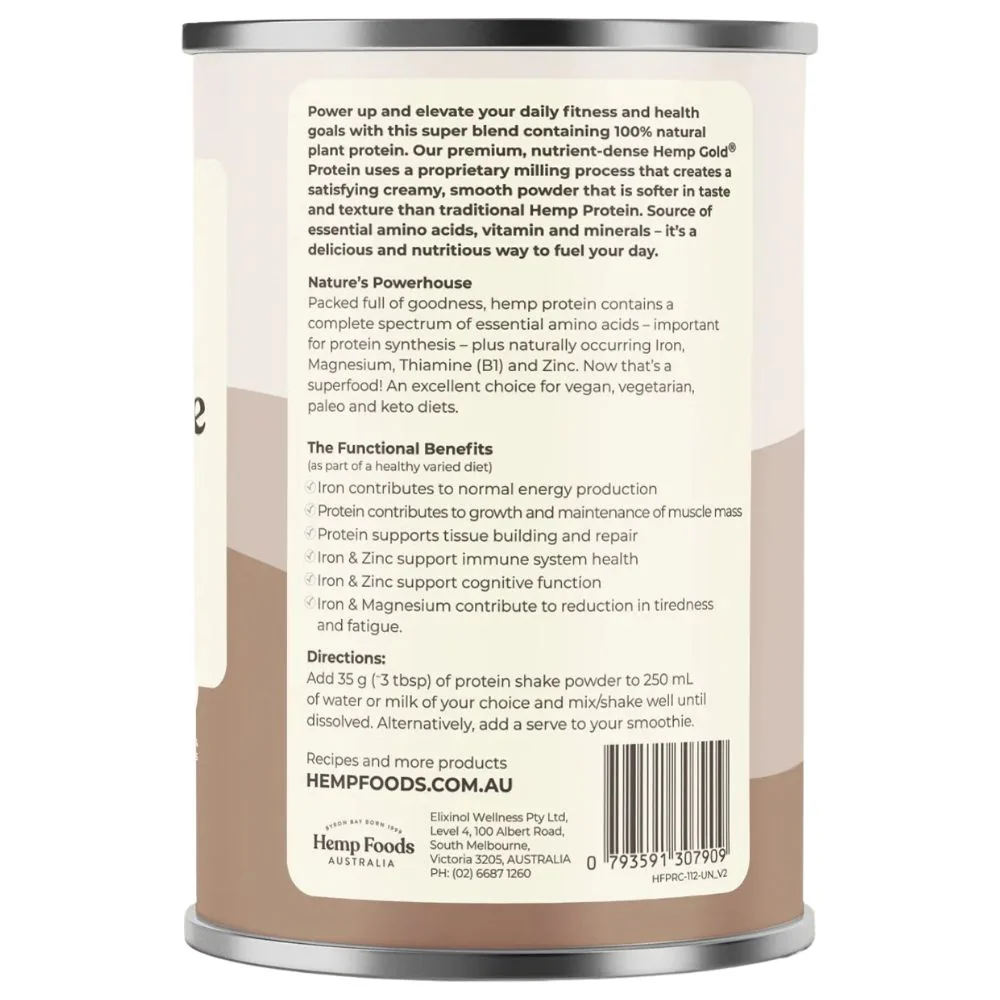 Hemp Foods Australia Organic Hemp Protein Shake - Chocolate 420g - Image 4