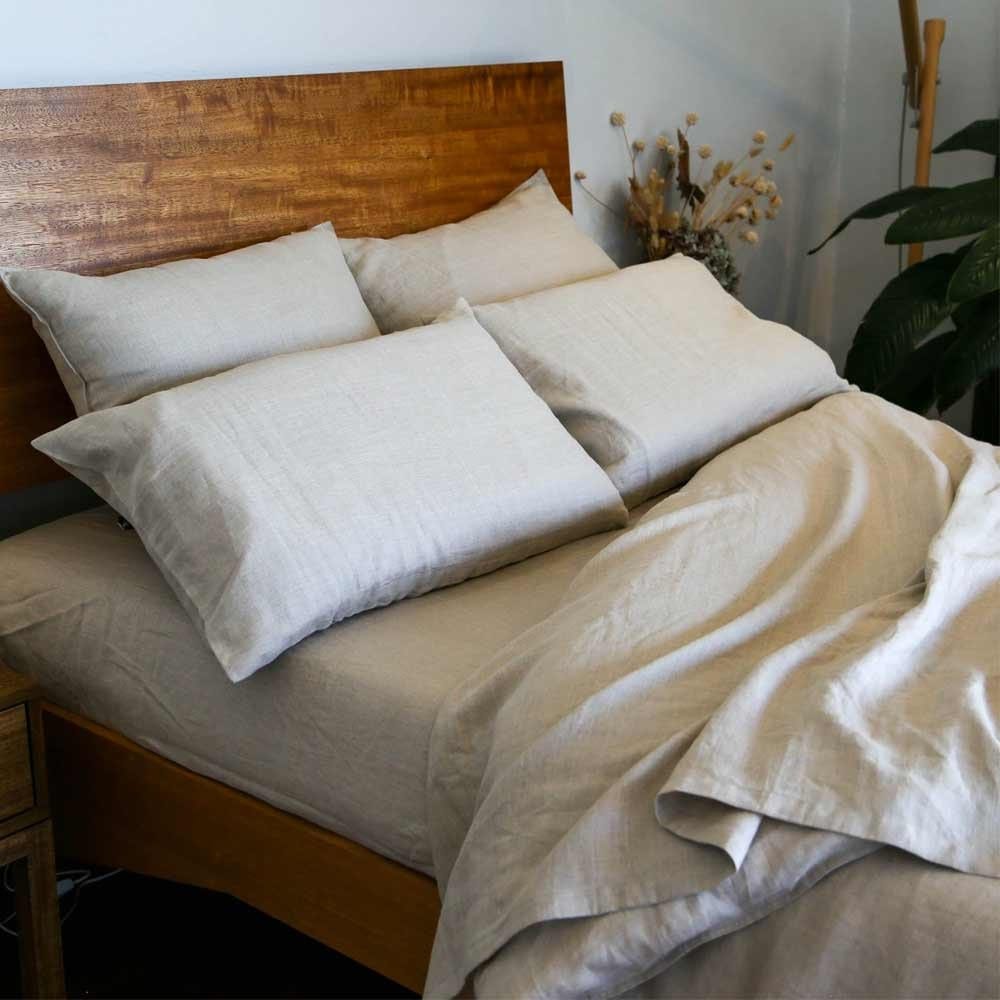 Hemp Gallery Rye Hemp Linen Sheet Set - King Single - Image 2