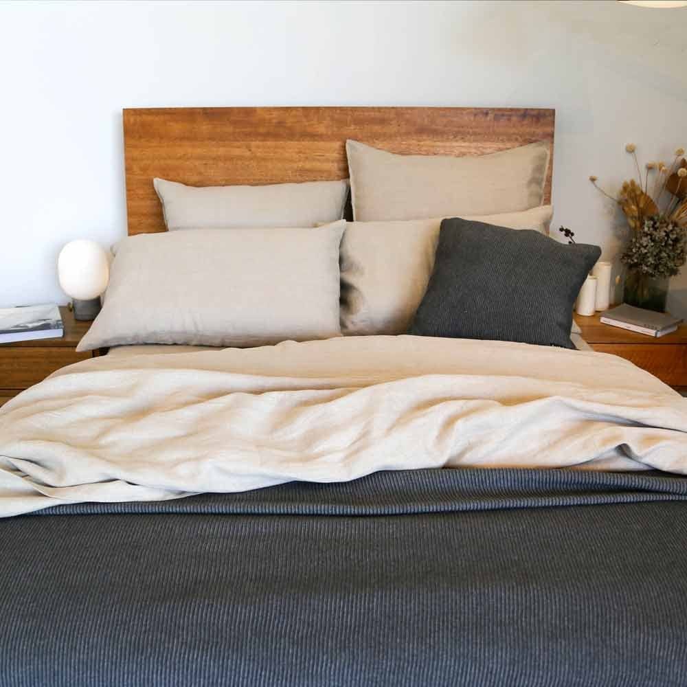 Hemp Gallery Rye Hemp Linen Sheet Set - King Single - Image 3