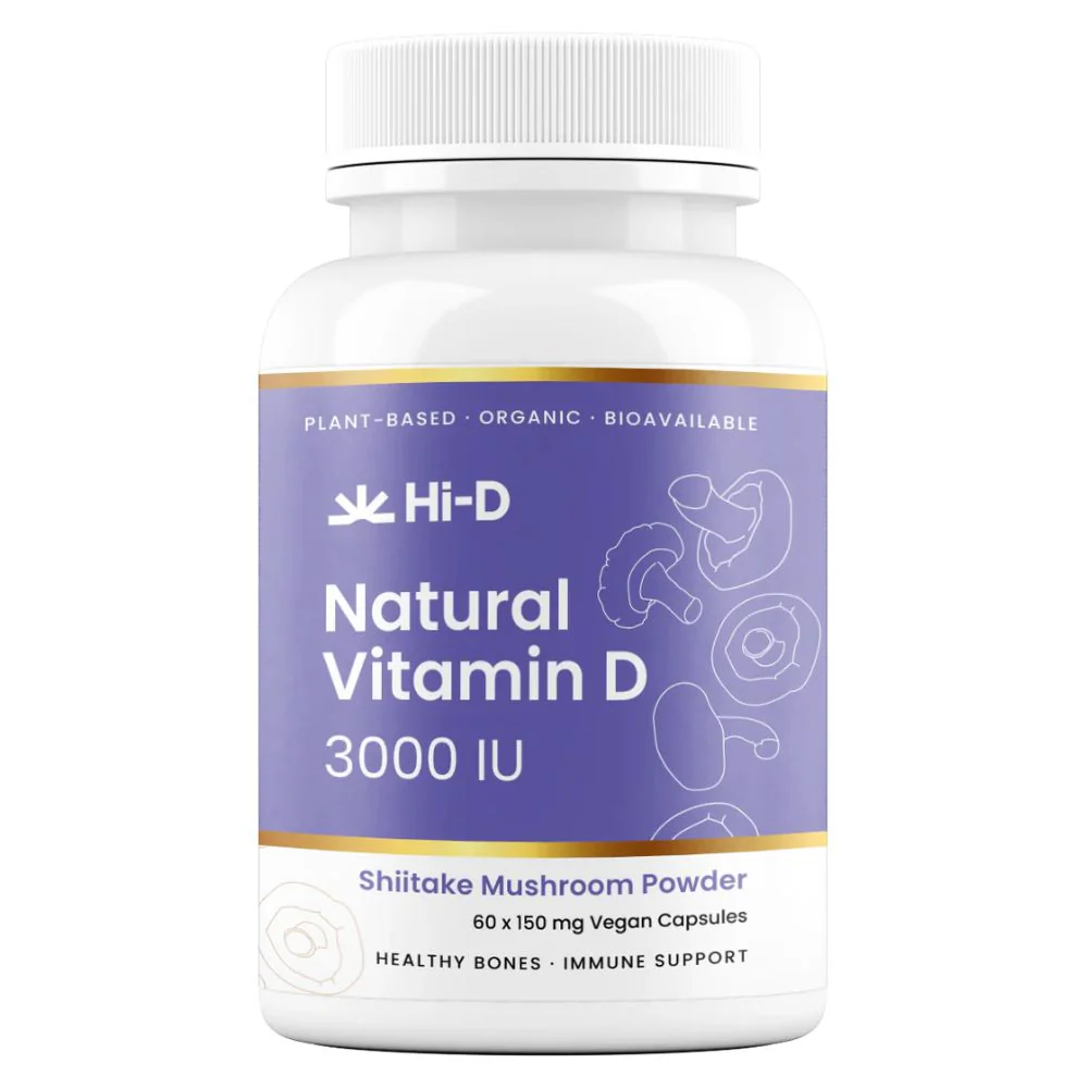 Hi-D Natural Vitamin D 3000 IU 60 Caps