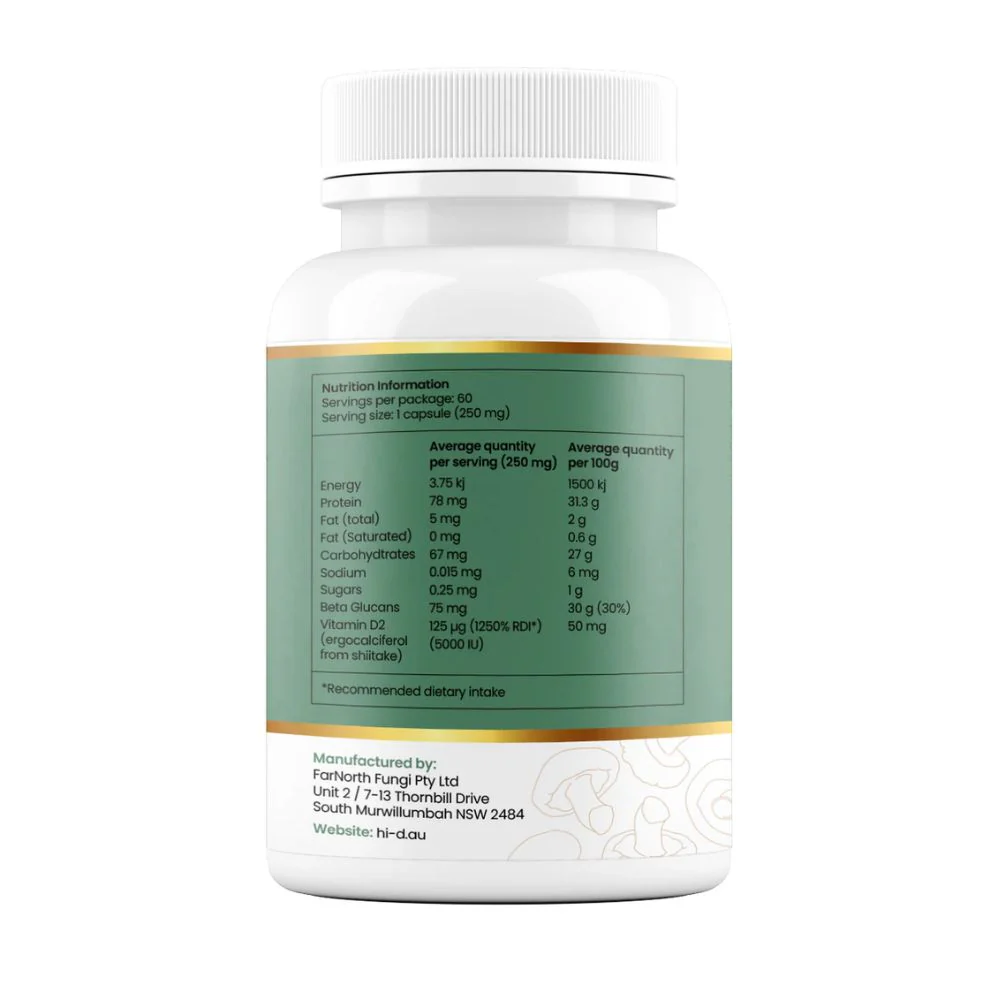 Hi-D Natural Vitamin D 5000 IU 60 Caps - Image 3