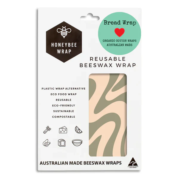 Honeybee Beeswax Bread Wrap (53cm x 45cm) - Image 5