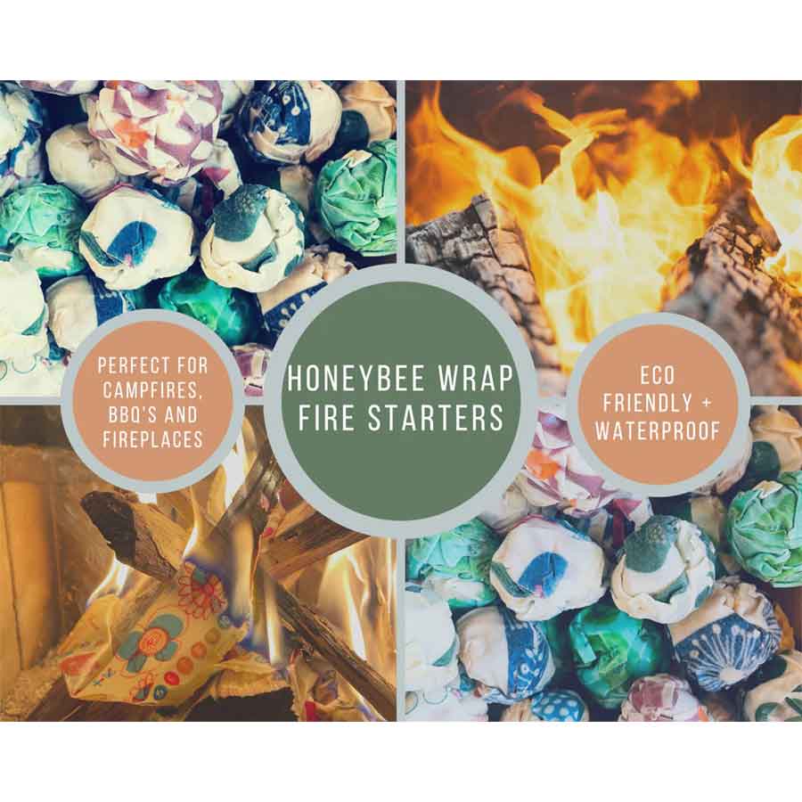 Honeybee Beeswax Fire Starters 12 Pack - Image 6