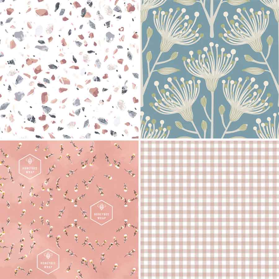 Honeybee Beeswax Food Wraps - Set Of 4 (S, M, L, XL) - Image 8