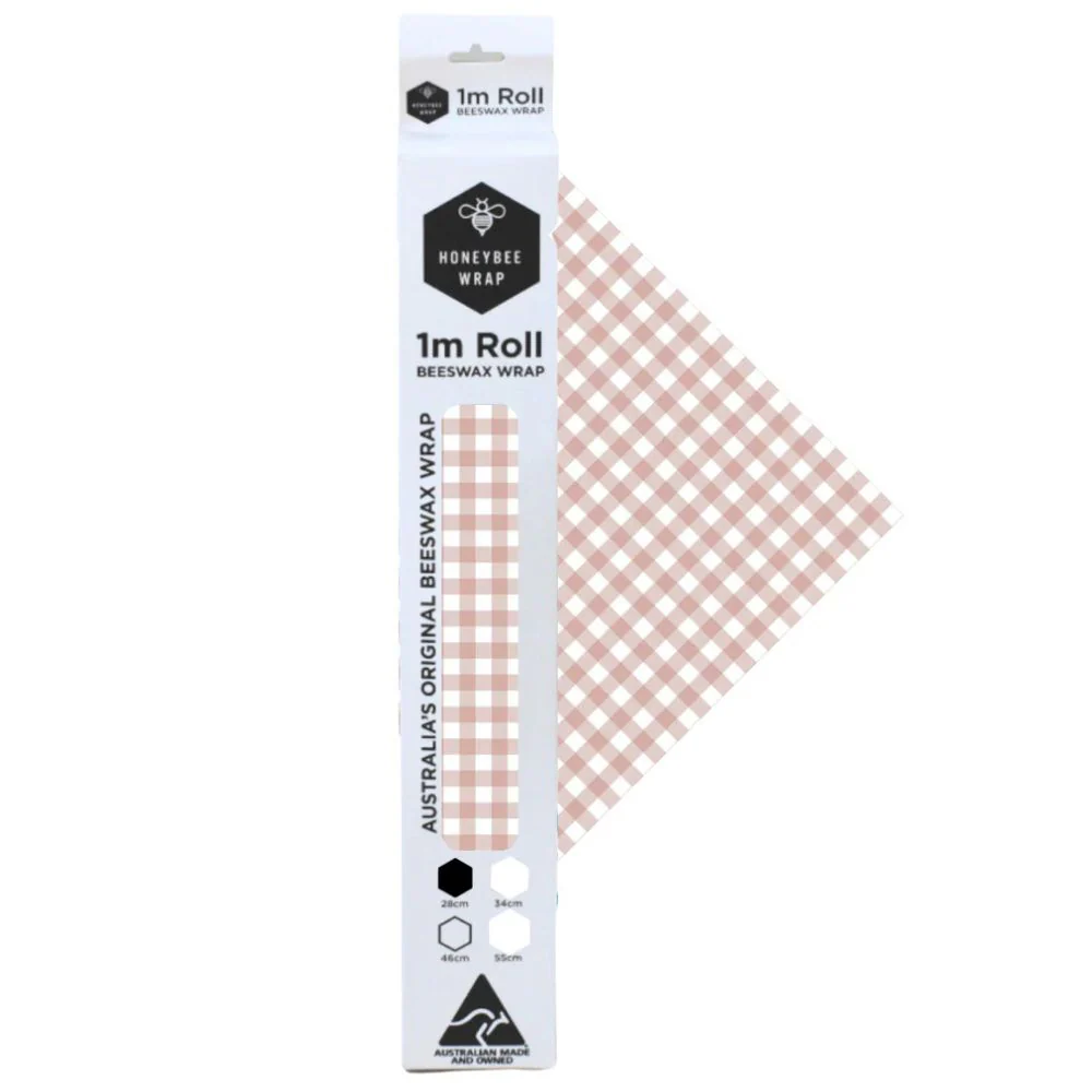 Honeybee Beeswax Wrap Roll (28cm x 100cm) - Image 11