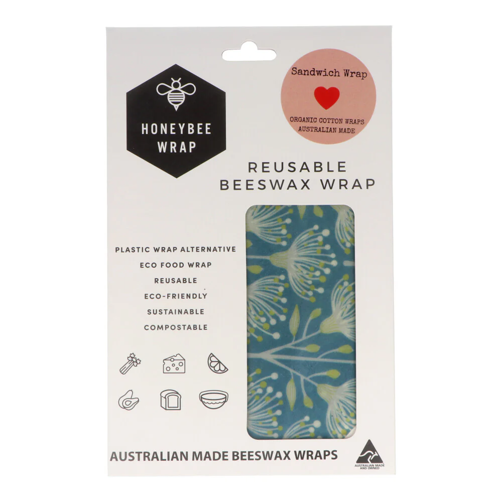 Honeybee Beeswax Sandwich Wrap (34cm x 35cm) - Image 6