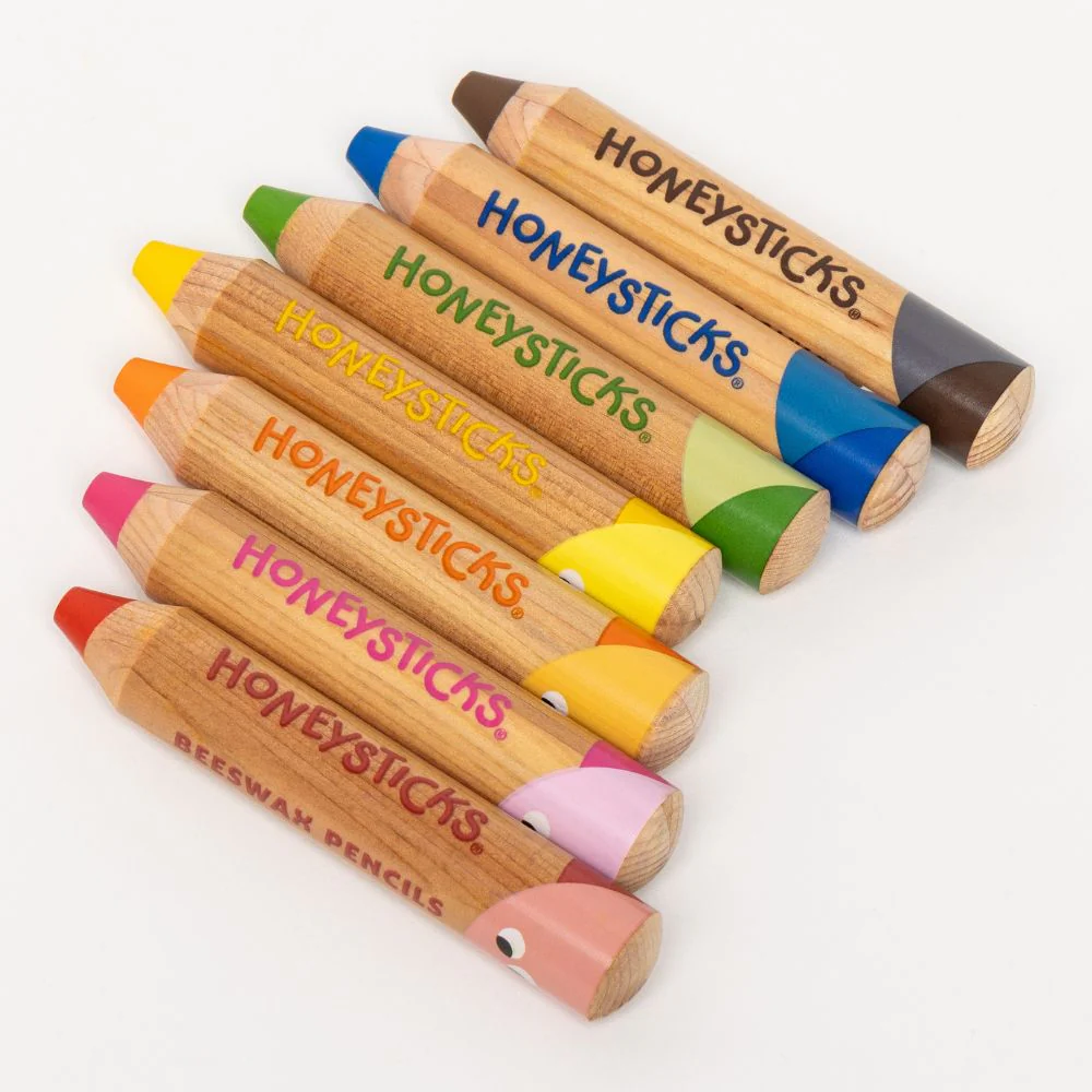 Honeysticks Beeswax Pencils - Little Learners 7pk - Image 4