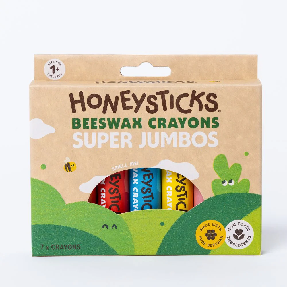 Honeysticks Beeswax Crayons Super Jumbos 7pk - Image 4