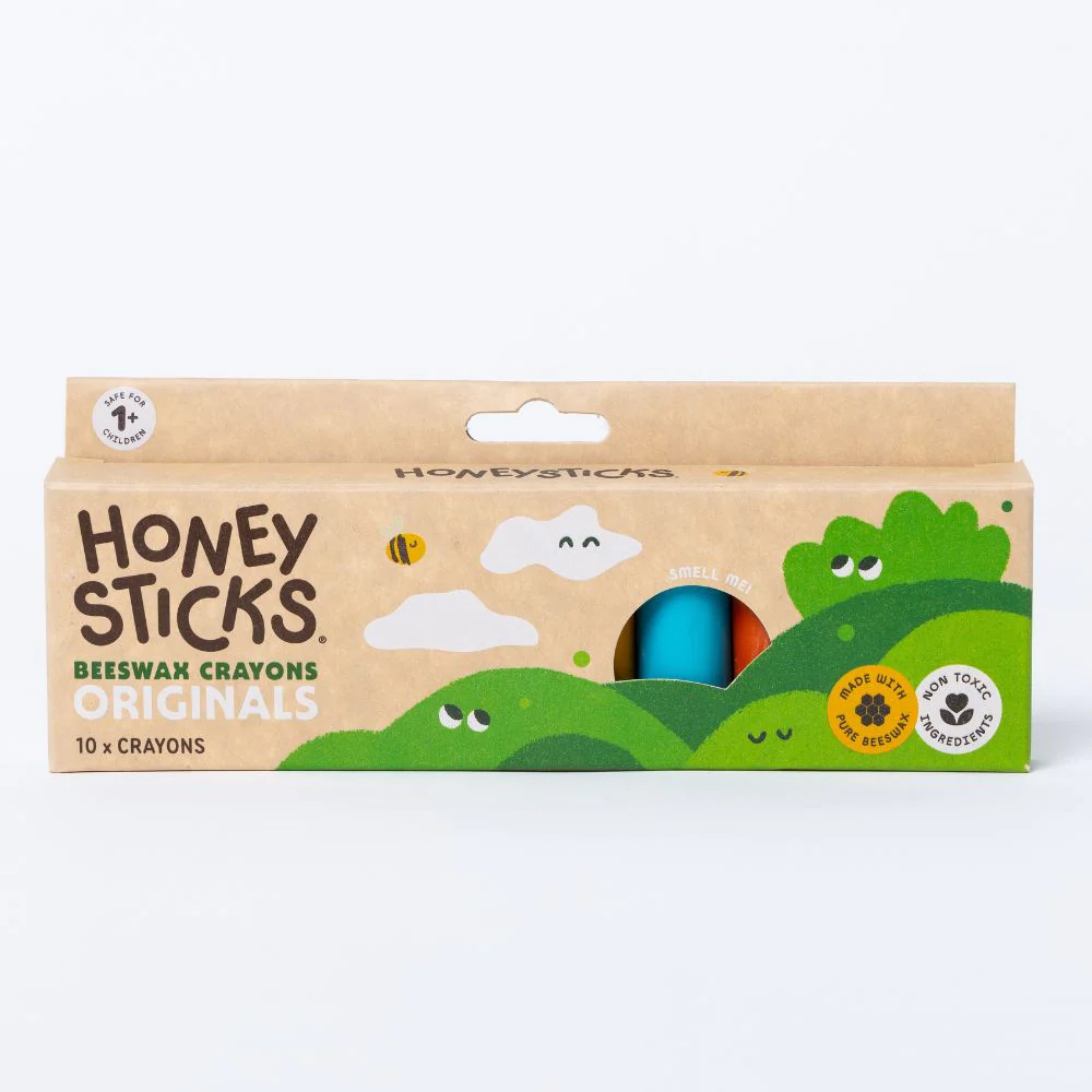 Honeysticks Beeswax Crayons Originals 10pk - Image 4