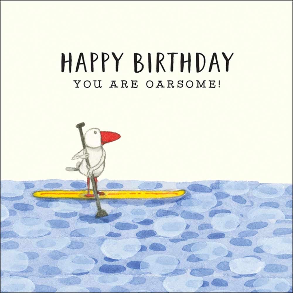 Twigseeds Birthday Card - Oarsome!