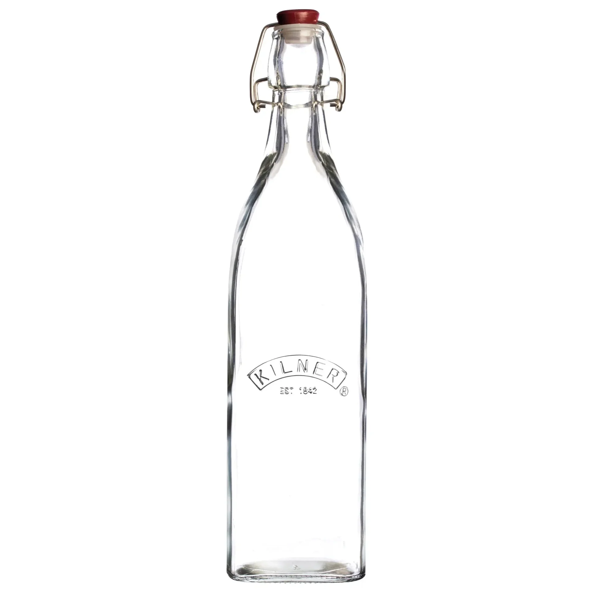 Kilner Clip Top Square Preserve Bottle 1L